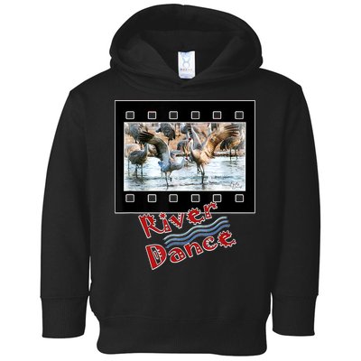 Sandhill Crane Migration Photograph River Dance Toddler Hoodie