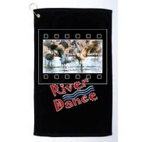 Sandhill Crane Migration Photograph River Dance Golf Towel