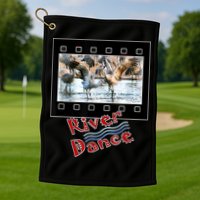 Sandhill Crane Migration Photograph River Dance Golf Towel