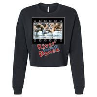 Sandhill Crane Migration Photograph River Dance Cropped Pullover Crew