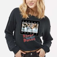 Sandhill Crane Migration Photograph River Dance Cropped Pullover Crew