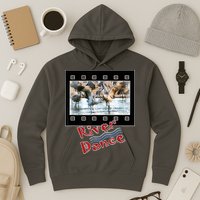 Sandhill Crane Migration Photograph River Dance Hoodie