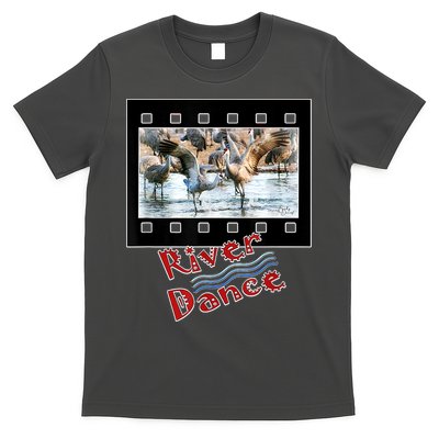 Sandhill Crane Migration Photograph River Dance T-Shirt