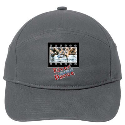 Sandhill Crane Migration Photograph River Dance 7-Panel Snapback Hat