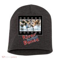 Sandhill Crane Migration Photograph River Dance Short Acrylic Beanie
