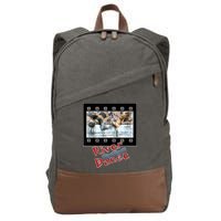 Sandhill Crane Migration Photograph River Dance Cotton Canvas Backpack