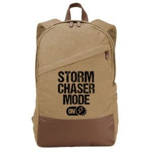 Storm Chaser Meteorologist Storm Chasing Cotton Canvas Backpack