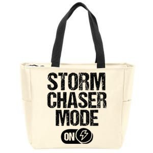 Storm Chaser Meteorologist Storm Chasing Zip Tote Bag