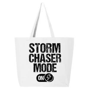 Storm Chaser Meteorologist Storm Chasing 25L Jumbo Tote