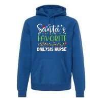 Santa Claus Merry Christmas SantaS Favorite Dialysis Nurse Gift Premium Hoodie