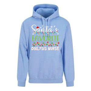 Santa Claus Merry Christmas SantaS Favorite Dialysis Nurse Gift Unisex Surf Hoodie