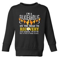 Silkie Chicken Mom Dad SilkieAholic Silkie Chickens Toddler Sweatshirt