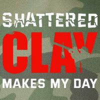 Shattered Clay Makes My Day Trap Skeet Shooting Clay Pigeon Legacy Tie Dye Trucker Hat