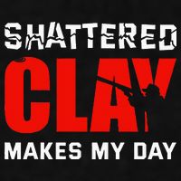 Shattered Clay Makes My Day Trap Skeet Shooting Clay Pigeon Ladies PosiCharge Tri-Blend Wicking Tank