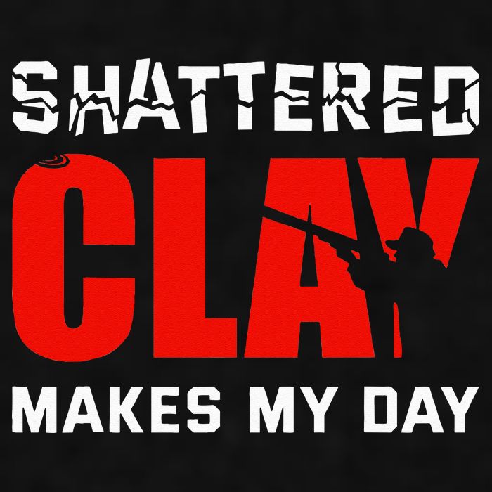 Shattered Clay Makes My Day Trap Skeet Shooting Clay Pigeon Ladies PosiCharge Tri-Blend Wicking Tank
