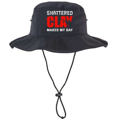 Shattered Clay Makes My Day Trap Skeet Shooting Clay Pigeon Bucket Hat