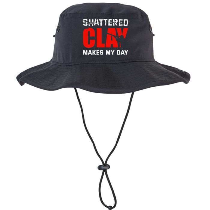 Shattered Clay Makes My Day Trap Skeet Shooting Clay Pigeon Bucket Hat