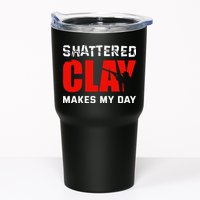 Shattered Clay Makes My Day Trap Skeet Shooting Clay Pigeon Tumbler