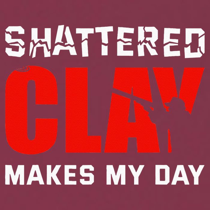 Shattered Clay Makes My Day Trap Skeet Shooting Clay Pigeon 16oz Travel Tumbler