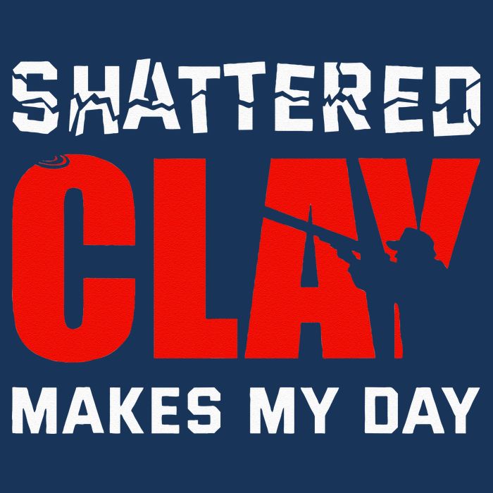 Shattered Clay Makes My Day Trap Skeet Shooting Clay Pigeon Infant Baby Jersey Bodysuit