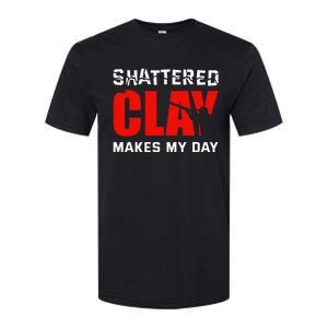 Shattered Clay Makes My Day Trap Skeet Shooting Clay Pigeon Softstyle CVC T-Shirt