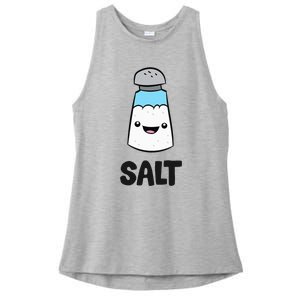 Salt Costume Matching Pepper And Salt Couple  Ladies PosiCharge Tri-Blend Wicking Tank