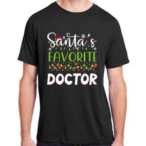 Santa Claus Merry Christmas SantaS Favorite Doctor Great Gift Adult ChromaSoft Performance T-Shirt