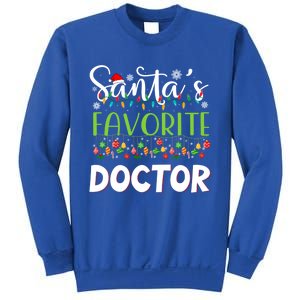 Santa Claus Merry Christmas SantaS Favorite Doctor Great Gift Sweatshirt