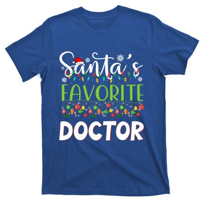 Santa Claus Merry Christmas SantaS Favorite Doctor Great Gift T-Shirt