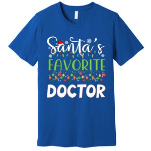 Santa Claus Merry Christmas SantaS Favorite Doctor Great Gift Premium T-Shirt