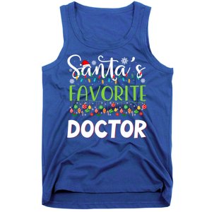 Santa Claus Merry Christmas SantaS Favorite Doctor Great Gift Tank Top