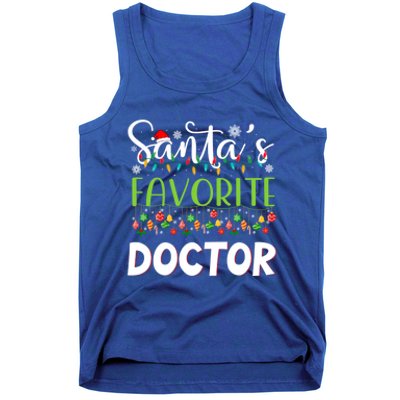 Santa Claus Merry Christmas SantaS Favorite Doctor Great Gift Tank Top