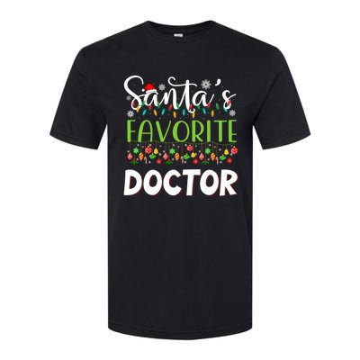 Santa Claus Merry Christmas SantaS Favorite Doctor Great Gift Softstyle CVC T-Shirt