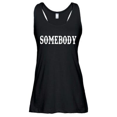 Somebody Couples Matching Somebody's Problem Ladies Essential Flowy Tank