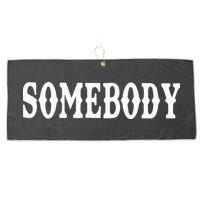 Somebody Couples Matching Somebody's Problem Large Microfiber Waffle Golf Towel