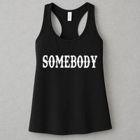 Somebody Couples Matching Somebody's Problem Womens Tank Top