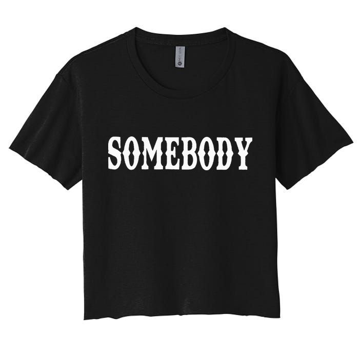 Somebody Couples Matching Somebody's Problem Crop Top