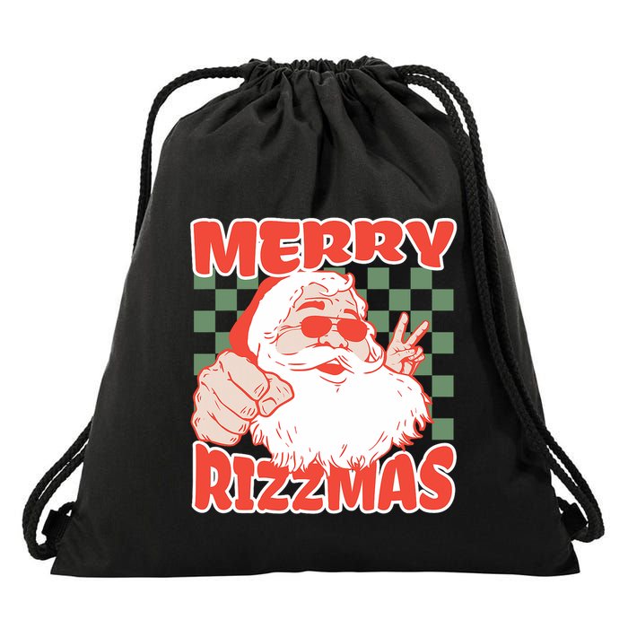 Skater Christmas Meme Merry For Skater Drawstring Bag