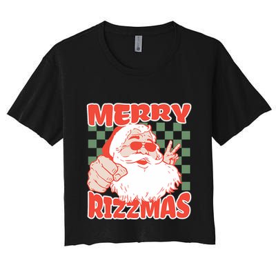 Skater Christmas Meme Merry For Skater Crop Top