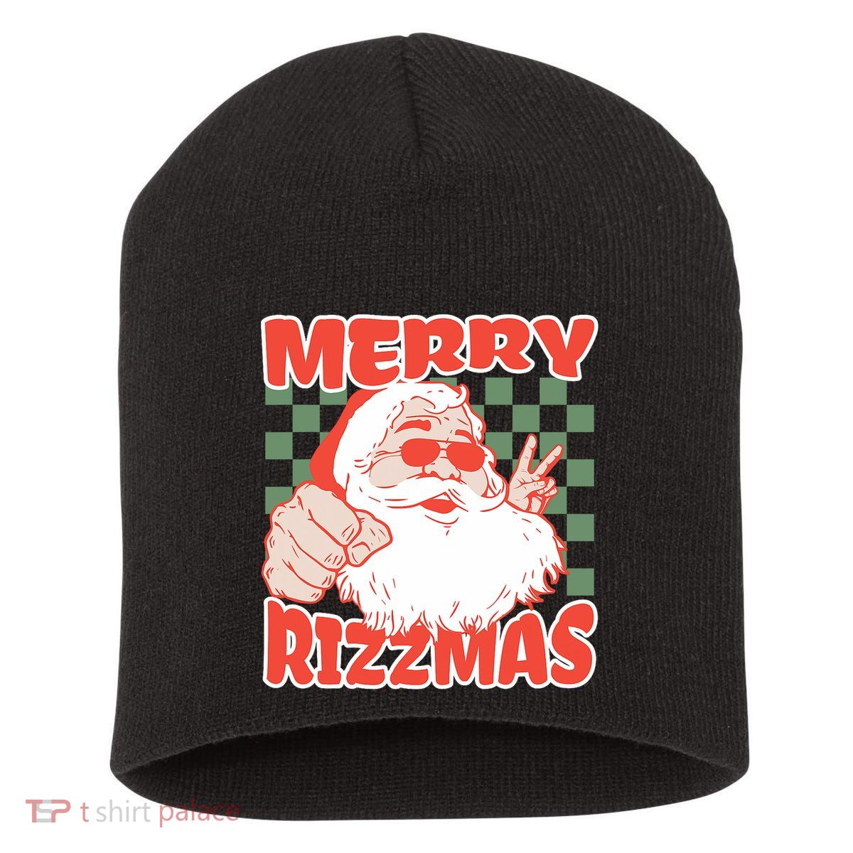 Skater Christmas Meme Merry For Skater Short Acrylic Beanie