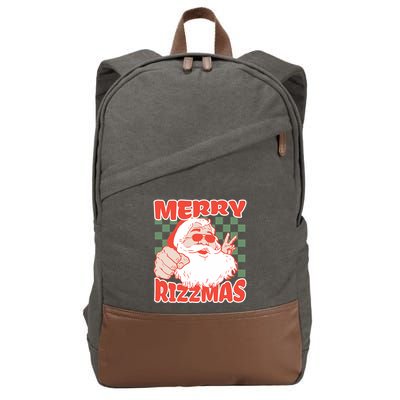 Skater Christmas Meme Merry For Skater Cotton Canvas Backpack