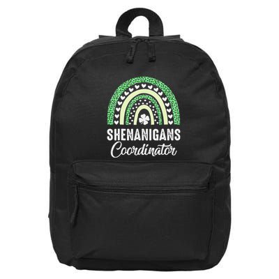 Shenanigans Coordinator Matching Teacher St PatrickS Day Gift 16 in Basic Backpack