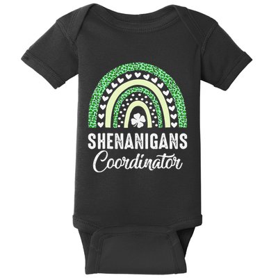 Shenanigans Coordinator Matching Teacher St PatrickS Day Gift Baby Bodysuit