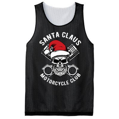 Santa Claus Motorcycle Club Christmas Pajama Cool Xmas Biker Mesh Reversible Basketball Jersey Tank