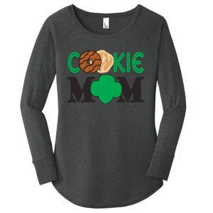 Scout Cookie Mom Girl Troop Leader Family Matching Pullover Hoodie Women's Perfect Tri Tunic Long Sleeve Shirt