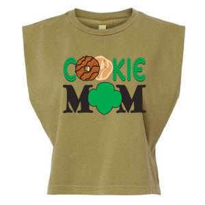 Scout Cookie Mom Girl Troop Leader Family Matching Pullover Hoodie Garment-Dyed Women's Muscle Tee