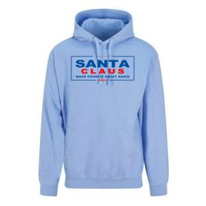 Santa Claus Make Cookies Great Again Funny Trump Lover Xmas Gift Unisex Surf Hoodie