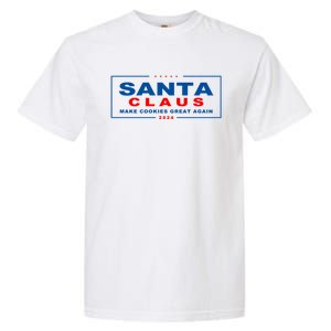 Santa Claus Make Cookies Great Again Funny Trump Lover Xmas Gift Garment-Dyed Heavyweight T-Shirt