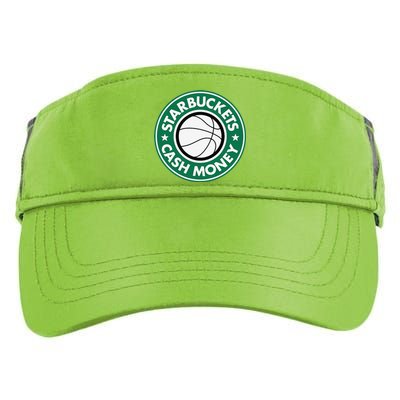 Starbuckets Cash Money Basketball Adult Drive Performance Visor