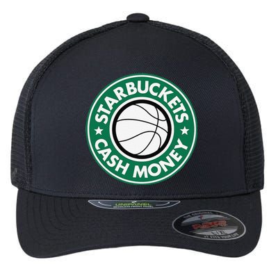 Starbuckets Cash Money Basketball Flexfit Unipanel Trucker Cap